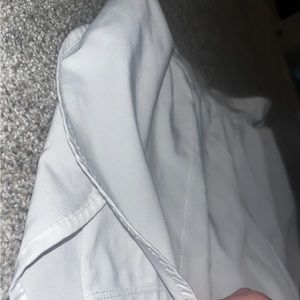 Women’s Breathable Solid‎ Sports Shorts with waistband Medium White